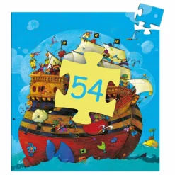 Djeco Puzzle Le bateau de Barberousse - 54 pièces Multicolore