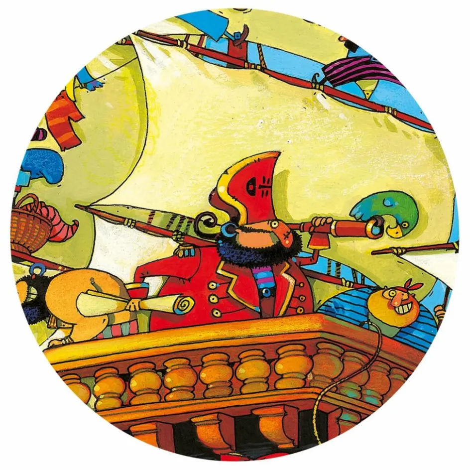 Djeco Puzzle Le bateau de Barberousse - 54 pièces Multicolore
