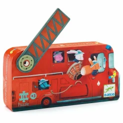 Best Djeco Puzzle Le camion de pompier - 16 pièces Multicolore