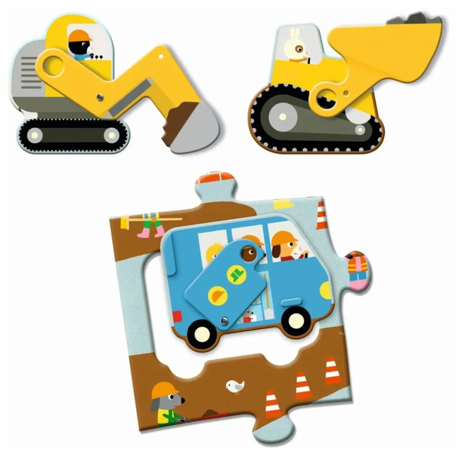 Best Puzzle Le chantier - 17 pièces Puzzles|Jeux Éducatifs