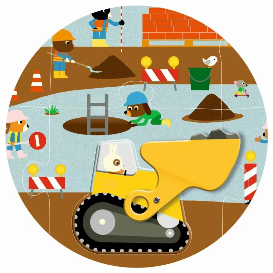 Best Puzzle Le chantier - 17 pièces Puzzles|Jeux Éducatifs