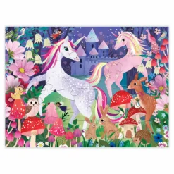New Crocodile Creek Puzzle Le Château des Licornes - 24 pièces Multicolore