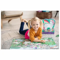 Crocodile Creek Puzzles|Jeux Éducatifs*Puzzle Le Jardin des Licornes - 36 pièces