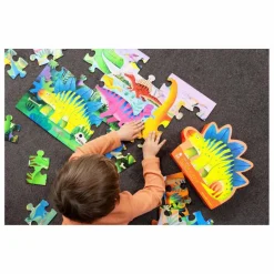 Hot Crocodile Creek Puzzle Le monde des Dinosaures - 36 pièces Multicolore