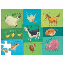 Sale Crocodile Creek Puzzle Les Amis de la Ferme et sa malette - 24 pièces Multicolore