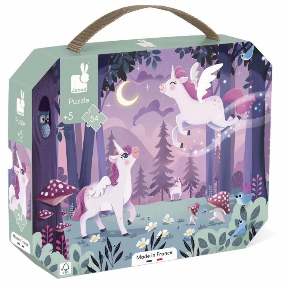 Janod Puzzles|Jeux Éducatifs*Puzzle Licornes - 54 pièces