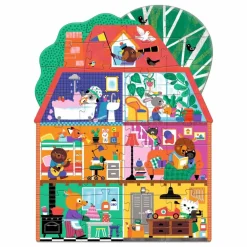 Online Djeco Puzzle Maison des Copains - 36 pièces Multicolore