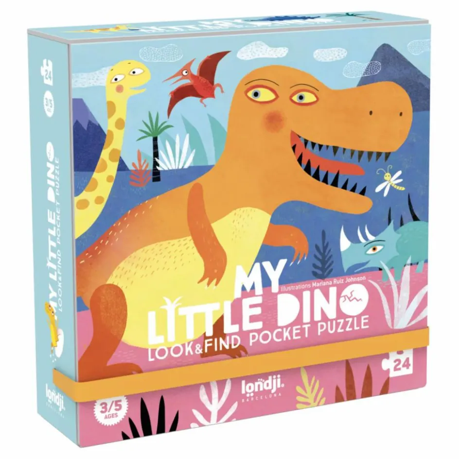 Londji Puzzle My little Dino - 24 pièces| Puzzles|Jeux Éducatifs