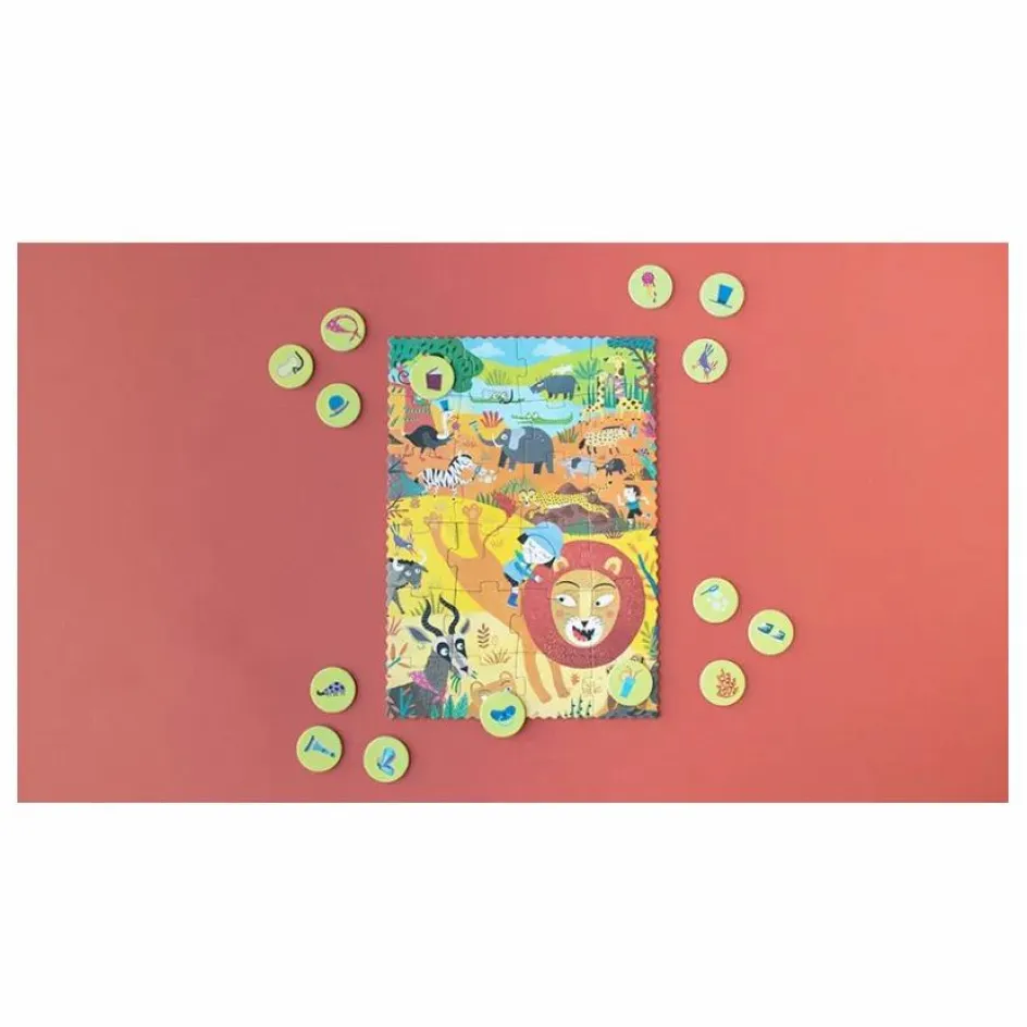 Hot Puzzle My little Jungle - 24 pièces Puzzles|Jeux Éducatifs