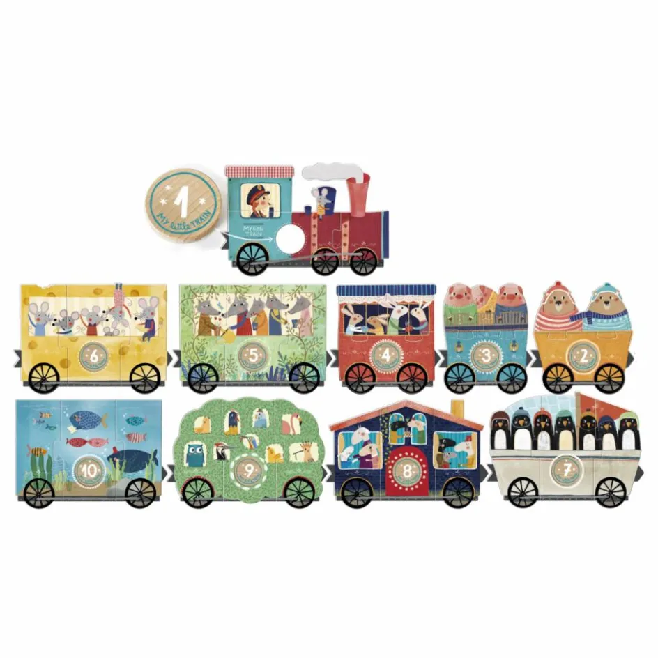 Londji Puzzle My little train| Puzzles|Jeux Éducatifs