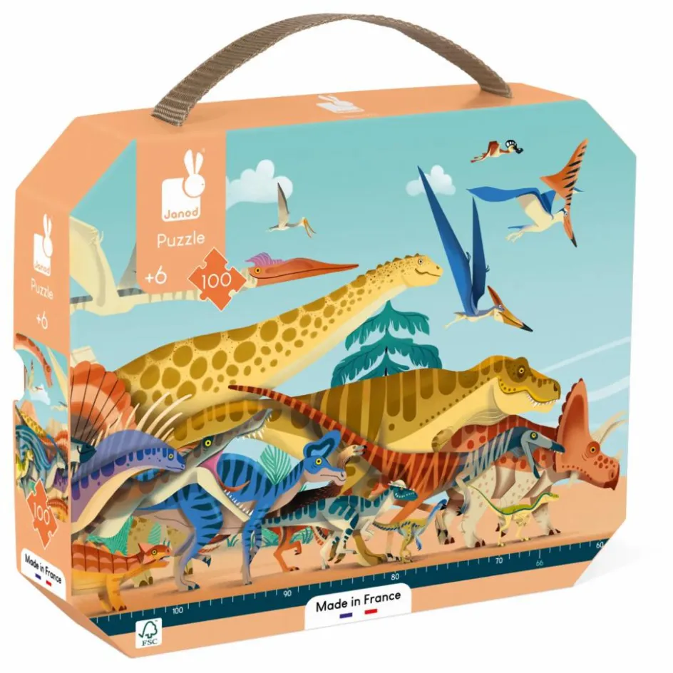 Online Puzzle panoramique Dino - 100 pièces Puzzles|Jeux Éducatifs