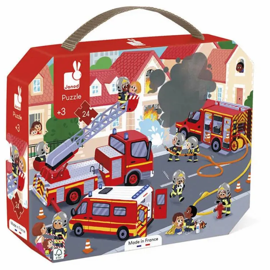 New Puzzle Pompier - 24 pièces Puzzles|Jeux Éducatifs