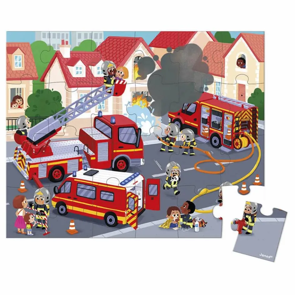 New Puzzle Pompier - 24 pièces Puzzles|Jeux Éducatifs