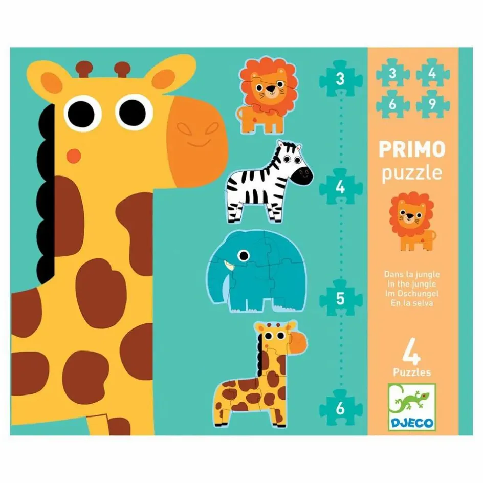 Djeco Puzzles|Jeux Éducatifs*Puzzle Primo dans la jungle