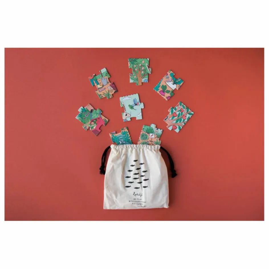 Clearance Londji Puzzle Rabbit's Garden - 24 pièces Multicolore