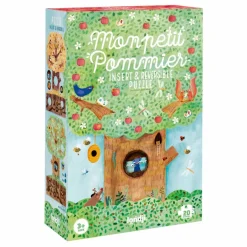 Londji Puzzles|Jeux Éducatifs*Puzzle recto-verso Mon Petit Pommier - 20 pièces