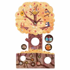 Londji Puzzles|Jeux Éducatifs*Puzzle recto-verso Mon Petit Pommier - 20 pièces