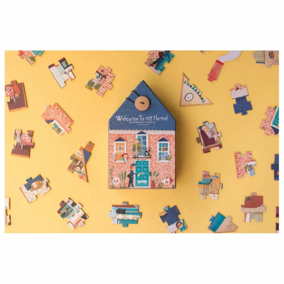 New Puzzle recto-verso Welcome to my Home - 36 pièces Puzzles|Jeux Éducatifs