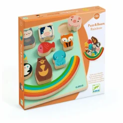 New Djeco Puzzle relief Boom Rainbow Multicolore