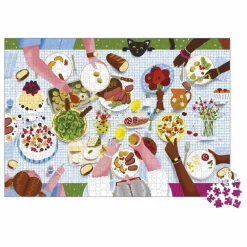 Best Janod Puzzle Repas de famille - 1000 pièces Multicolore