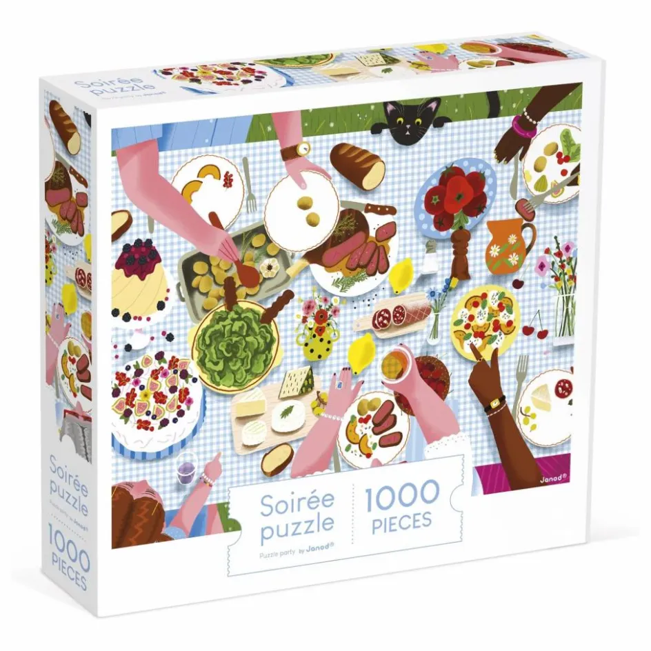 Best Janod Puzzle Repas de famille - 1000 pièces Multicolore