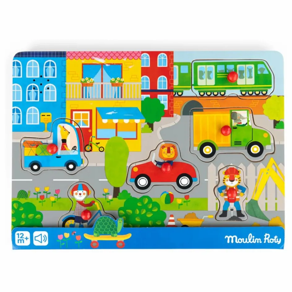 Outlet Puzzle sonore La Ville Jouets D'Éveil|Jouets D'Éveil