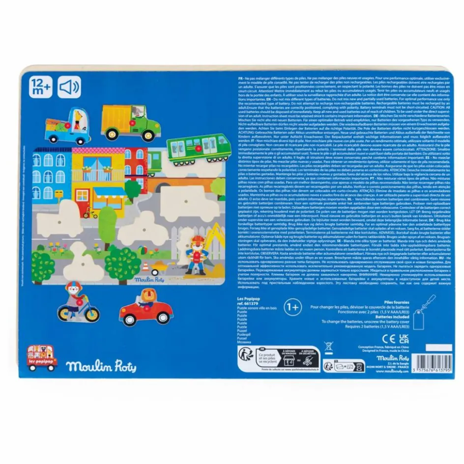 Outlet Puzzle sonore La Ville Jouets D'Éveil|Jouets D'Éveil