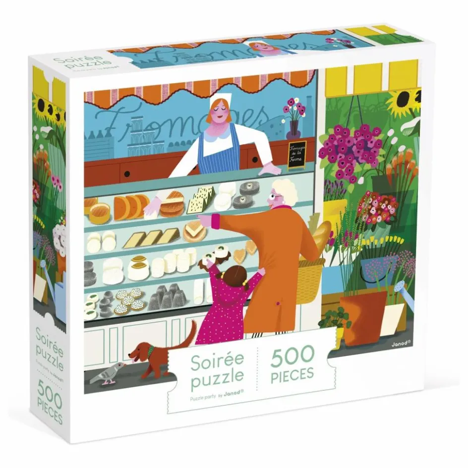Janod Puzzles|Jeux Éducatifs*Puzzle Sur le marché - 500 pièces