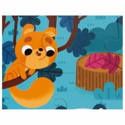 Discount Puzzle tactile Les Animaux de la Forêt - 20 pièces Puzzles|Jeux Éducatifs