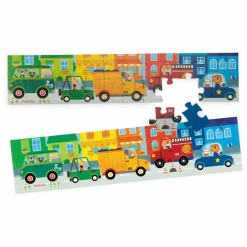Hot Moulin Roty Puzzle Véhicules - 24 pièces Multicolore