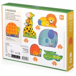 Puzzle évolutif Animaux - 20 pièces Jouets D'Éveil|Jouets D'Éveil