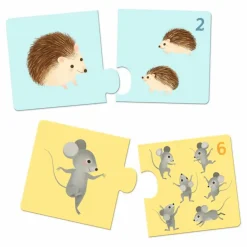 Djeco Puzzles|Jeux Éducatifs*Puzzles duo-trio Bébés Animaux