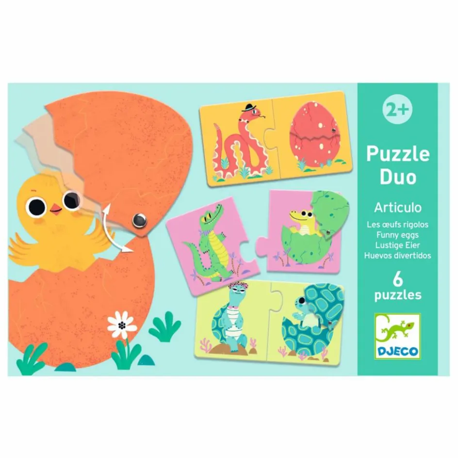 Outlet Puzzles duo-trio Oeufsrigolos Puzzles|Jeux Éducatifs