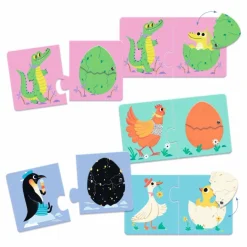 Outlet Puzzles duo-trio Oeufsrigolos Puzzles|Jeux Éducatifs