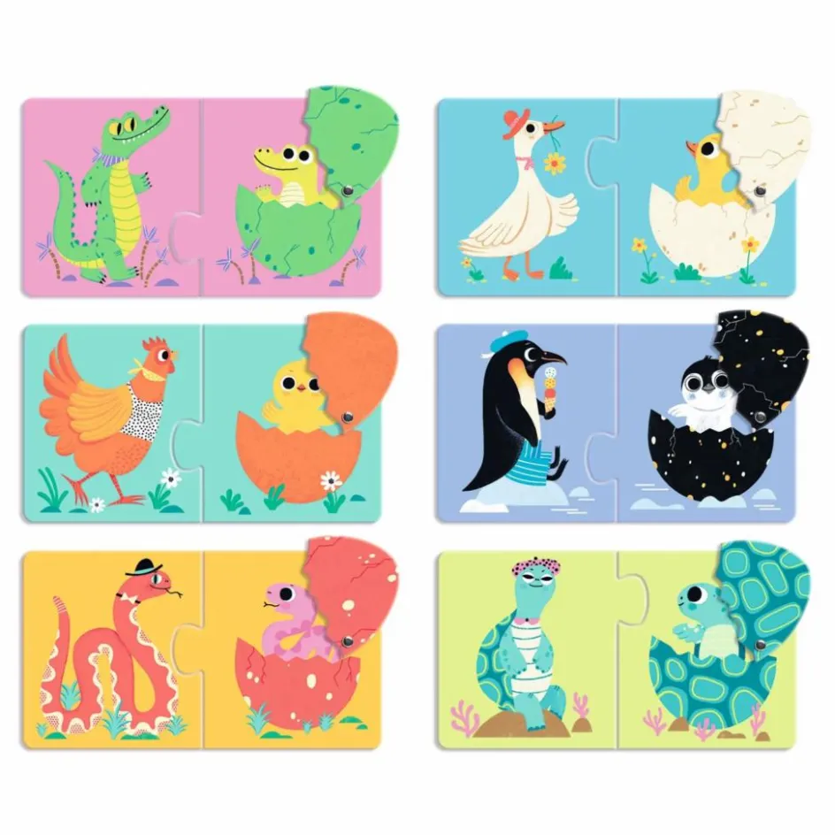 Outlet Puzzles duo-trio Oeufsrigolos Puzzles|Jeux Éducatifs