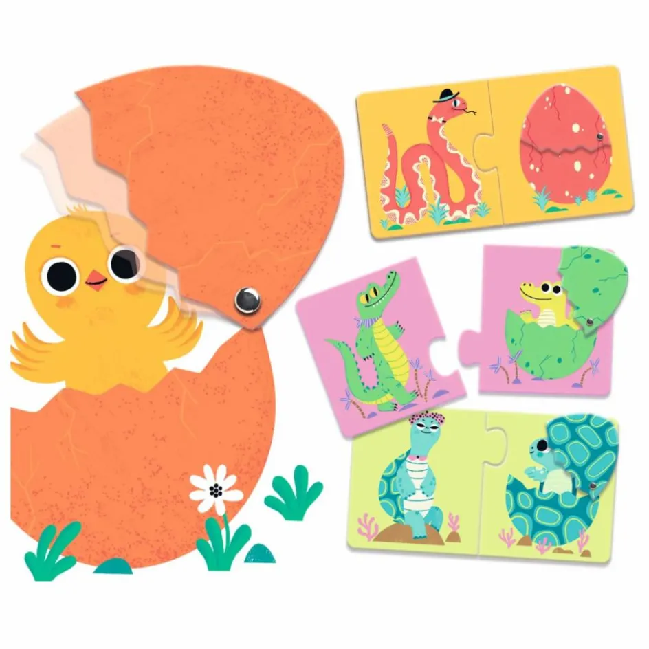 Outlet Puzzles duo-trio Oeufsrigolos Puzzles|Jeux Éducatifs