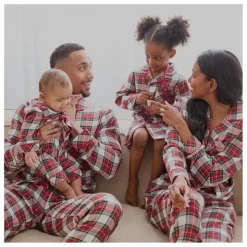 Petit Lem Pyjamas, Sous-Vêtements|Pyjamas, Sous-Vêtements*Pyjama 1 Pièce Tartan Flanelle Fibres Recyclées |