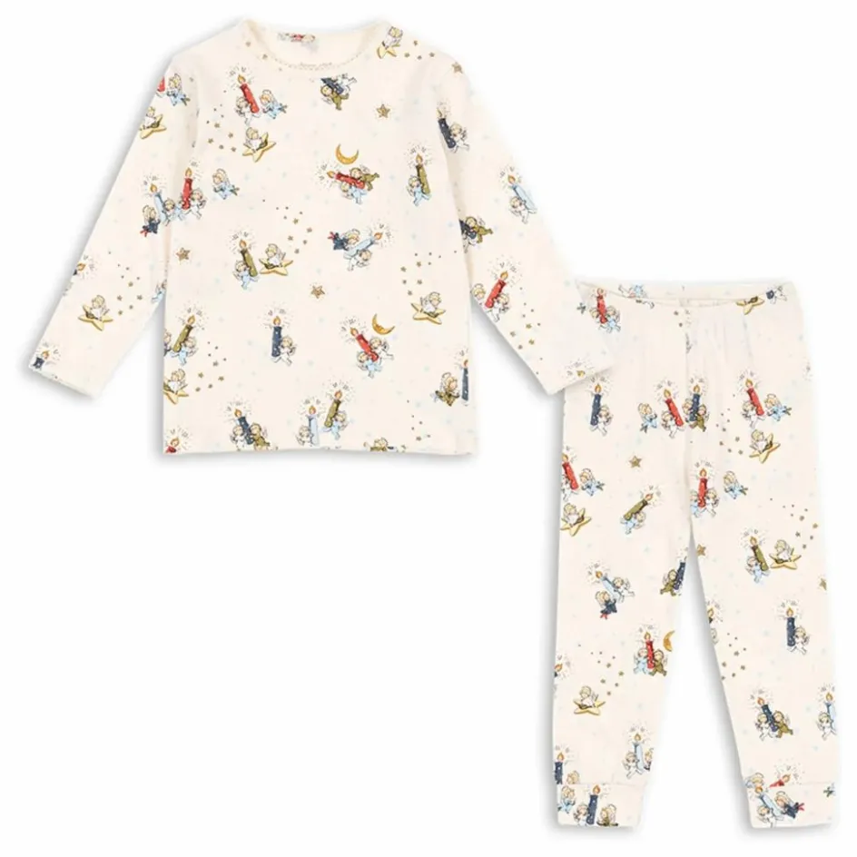 Outlet Konges Sløjd Pyjama Anges Coton Bio | Ecru