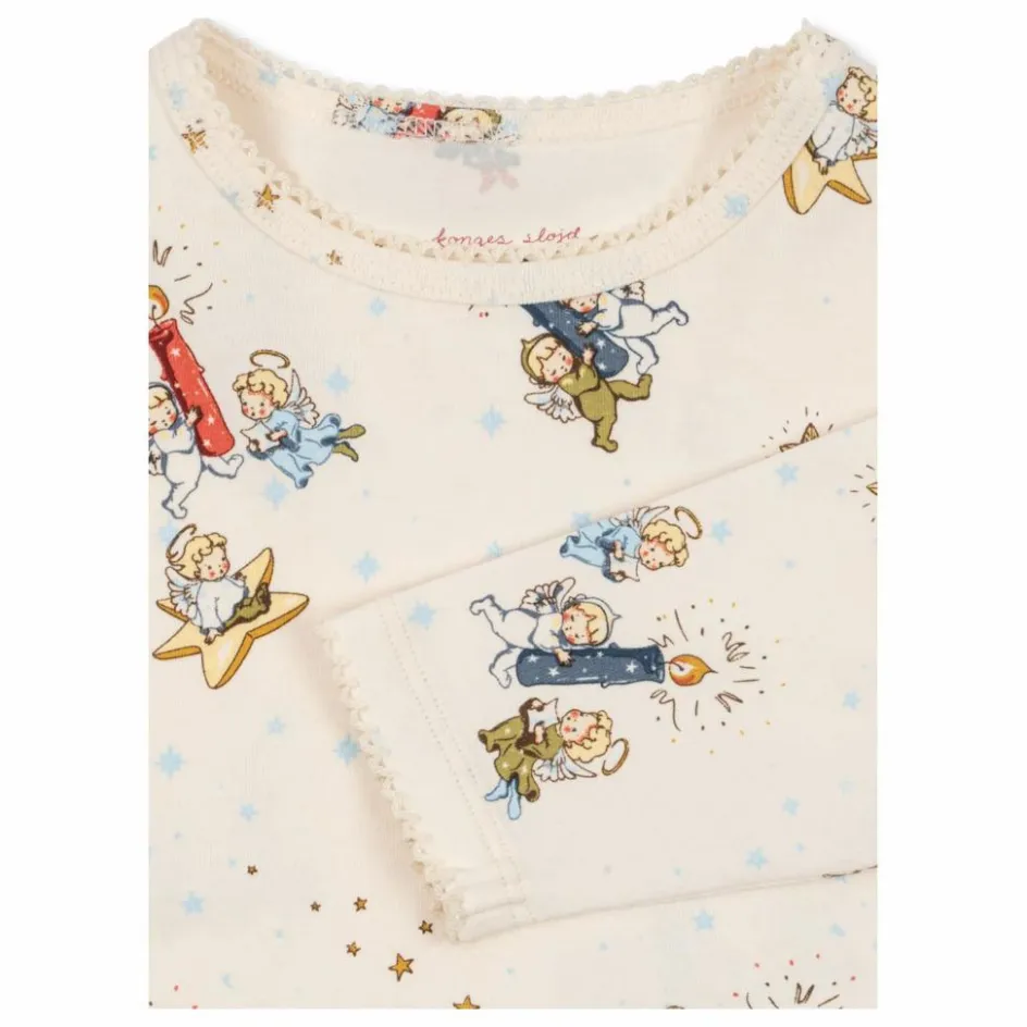 Outlet Konges Sløjd Pyjama Anges Coton Bio | Ecru