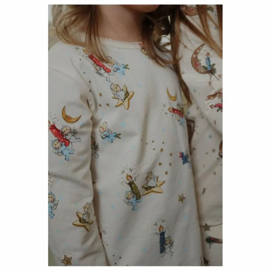 Outlet Konges Sløjd Pyjama Anges Coton Bio | Ecru