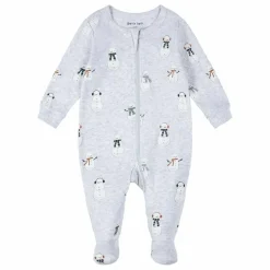 Petit Lem Pyjama Avec Pieds Bonhommes de Neige Coton Bio || Pyjamas, Sous-Vêtements|Pyjamas, Sous-Vêtements