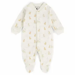 Online Sleepy Doe Pyjama avec pieds Lapins Coton Bio | Ecru
