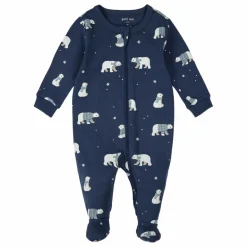 Petit Lem Pyjamas, Sous-Vêtements|Pyjamas Et Bodies*Pyjama Avec Pieds Ours Coton Bio |