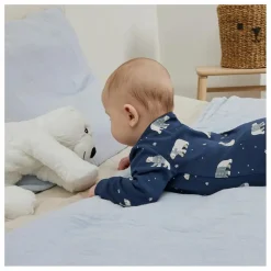 Petit Lem Pyjamas, Sous-Vêtements|Pyjamas Et Bodies*Pyjama Avec Pieds Ours Coton Bio |