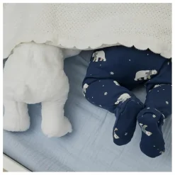 Petit Lem Pyjamas, Sous-Vêtements|Pyjamas Et Bodies*Pyjama Avec Pieds Ours Coton Bio |