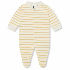 Sleepy Doe Pyjamas, Sous-Vêtements|Pyjamas, Sous-Vêtements*Pyjama avec pieds Rayé Coton Bio |