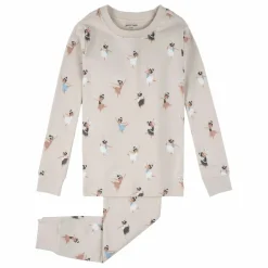 Hot Petit Lem Pyjama Ballerines Coton Bio | Vert pâle
