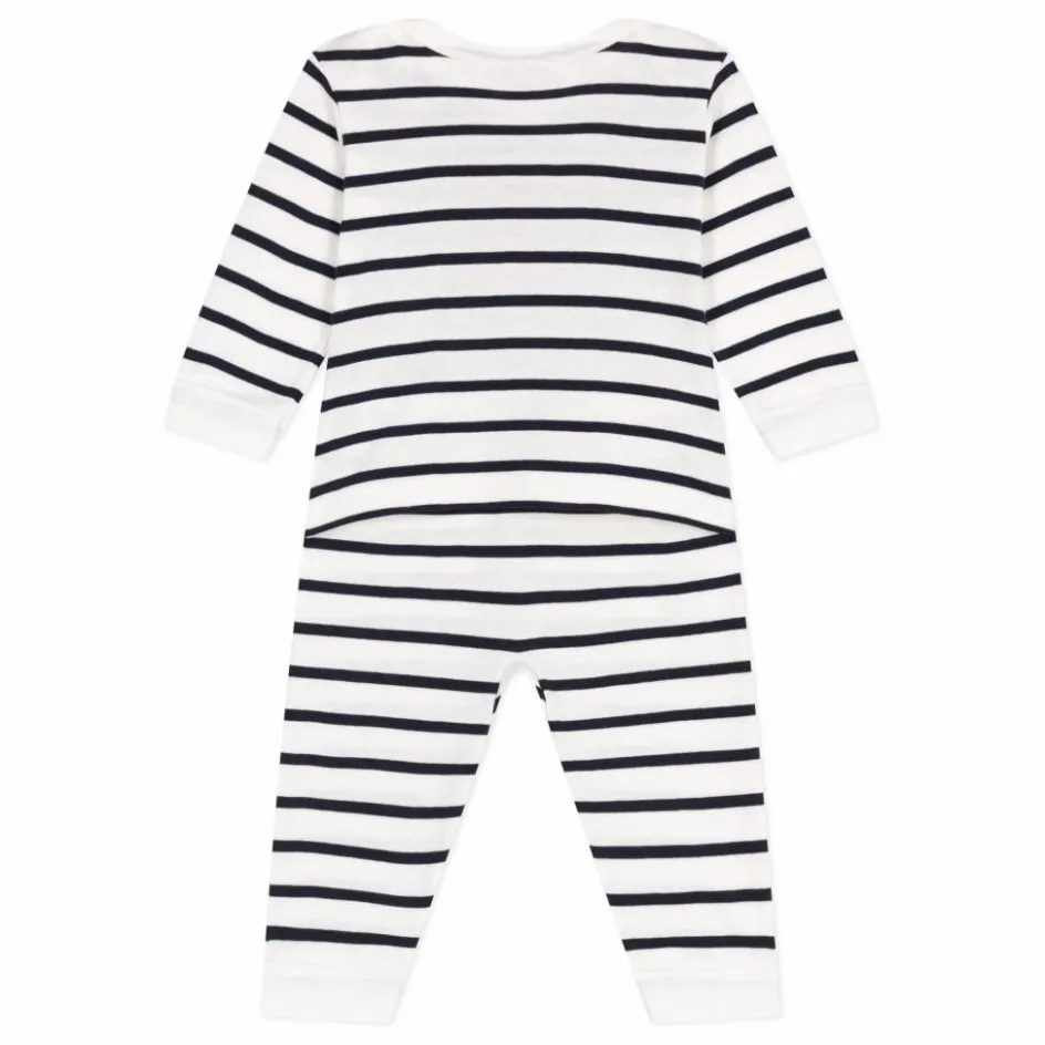 Petit Bateau Pyjama Berlin Coton Bio | Ecru