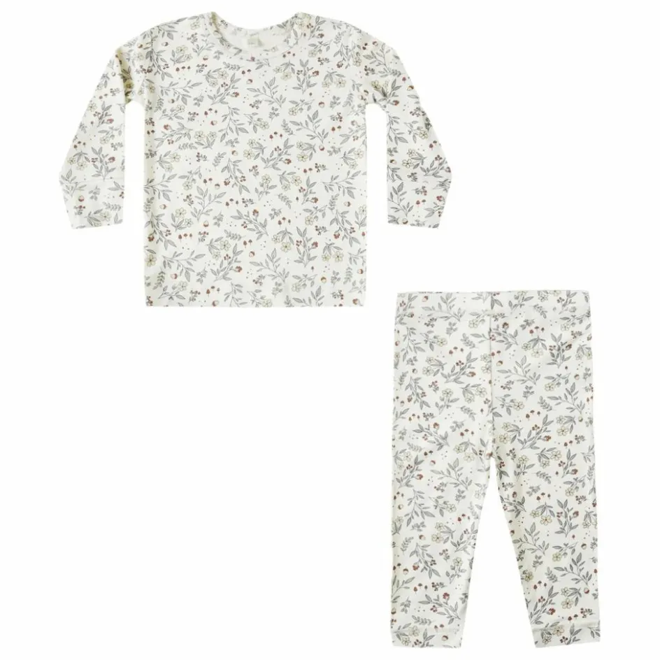 Outlet Quincy Mae Pyjama Bloom Bamboo | Ivoire