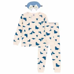 Clearance Petit Bateau Pyjama Bretino Coton Bio | Crème